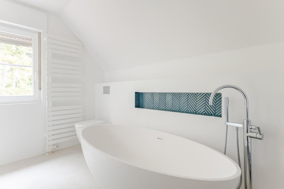 Idyllisches, Neu Renoviertes Haus Mit Steg Am See Berlin Exteriör bild